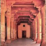Receding series of stone arches